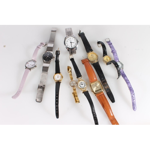 578 - Gents and ladies dress watches incl. Oasis, CK, Casio Quartz etc. (10)