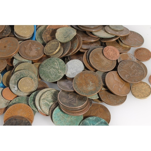 593 - Bag of mainly GB copper coinage, 4.3kg.