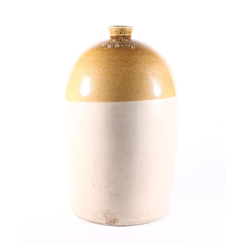 29 - J C Ramsay of Kirkcaldy stoneware flagon, 51cm high.