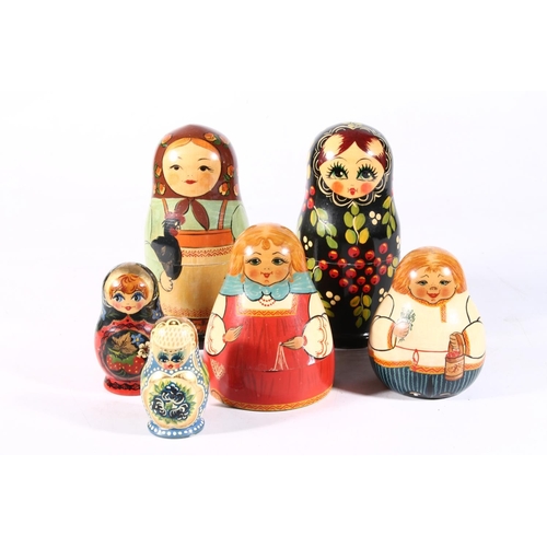 104 - Six Russian dolls.