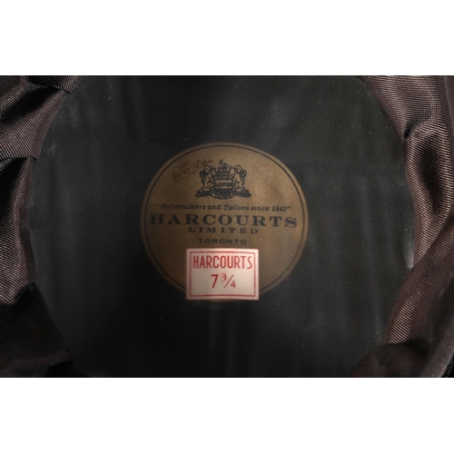 107 - Vintage Harcourt student's mortar board cap.