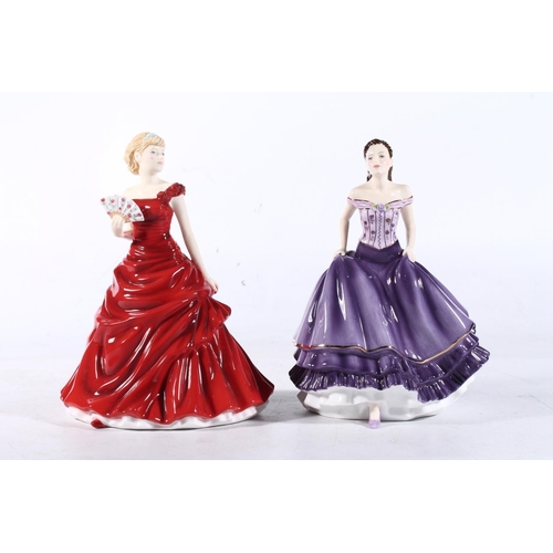 243 - Royal Doulton figurines to include Natalie and Madeline.