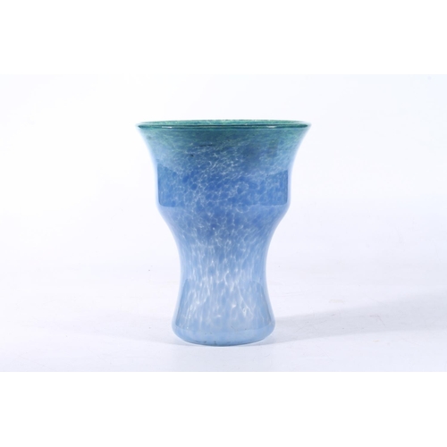 250 - Scottish Monart type Art Glass vase, 23cm high.