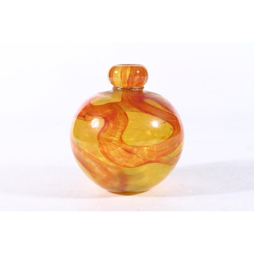 257 - Mdina Glass bottle paperweight, 11cm high.