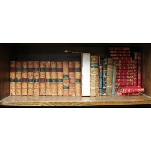 274 - Shelf of books to include History of England, twelve vols and various others.