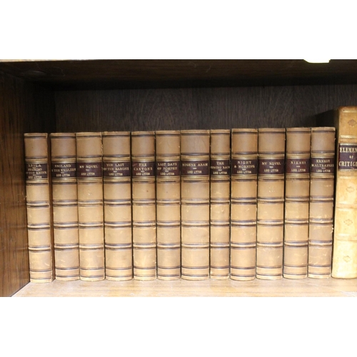 276 - Lord Lytton novels, twelve vols etc.