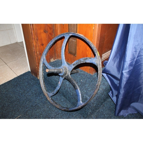 269B - Vintage cast iron wheel