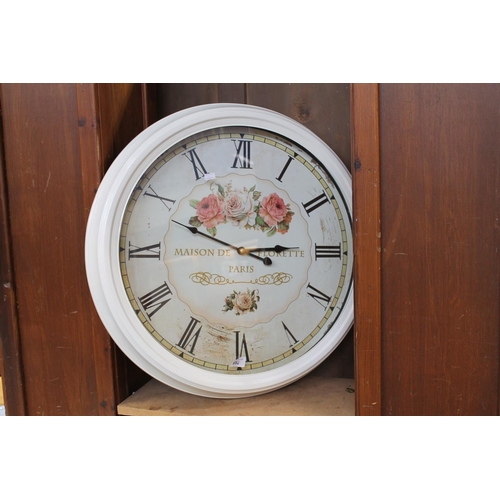 692 - French style kitchen clock.