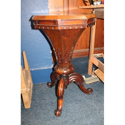 704 - 19th century sewing table.