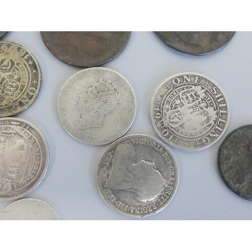 258 - Collection of silver and world coins to include a 1968 Canada dollar, 1946 halfcrown (EF), USA 1831 ... 