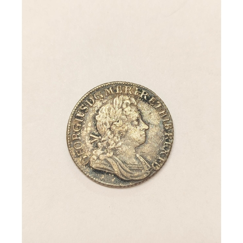 254 - United Kingdom. George I, (1714-1727) 1723 SSC Silver shilling. S.3647 VG+.