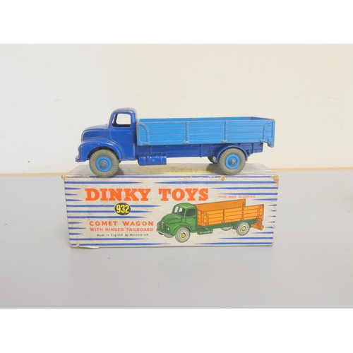 110 - Dinky Toys. Group of diecast models to include a boxed Leyland Comet Wagon 932, Euclid Dump Truck 96... 