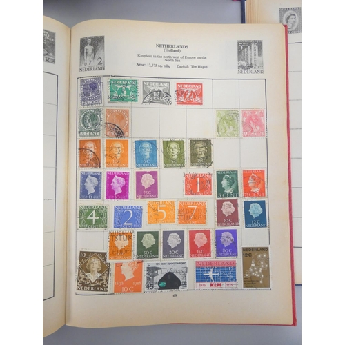 364 - Three collector's stamp albums comprising mainly of British issues to include a perforated two penny... 