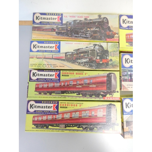 208 - Kitmaster. Ten boxed 00 gauge model locomotives and rolling stock to include Duchess of Gloucester N... 