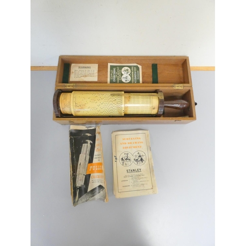 389 - A cased Stanley & Co bakelite handled Fuller Calculator, with pamphlet and original box.