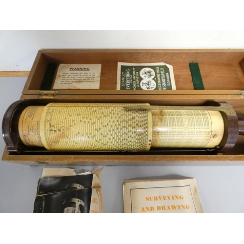 389 - A cased Stanley & Co bakelite handled Fuller Calculator, with pamphlet and original box.