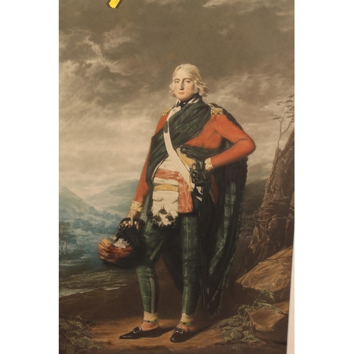 414 - After SIR HENRY RAEBURN RA (1756-1823), Sir John Sinclair, mezzotint coloured print, pencil signed '... 