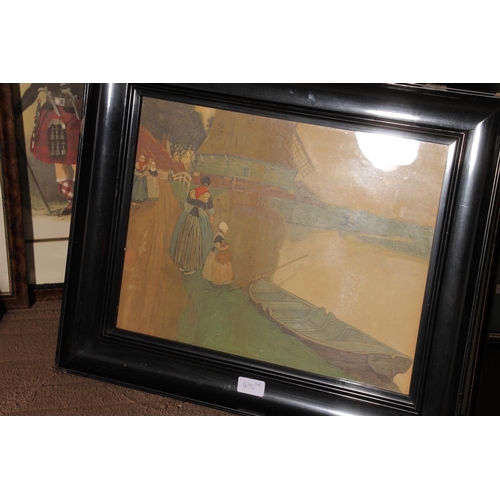 493 - Ten framed prints to include BRENT HEIGHTON, City of New York, EDWIN HAYES, L PAPALUCA, J F FYVIE, e... 