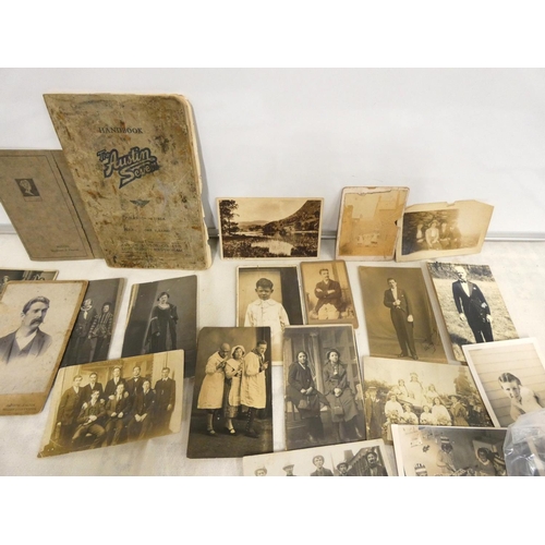 169 - Various antique photographs.