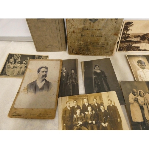 169 - Various antique photographs.