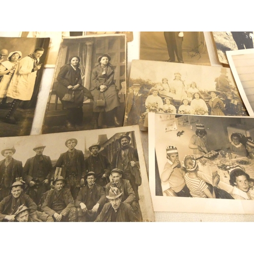 169 - Various antique photographs.