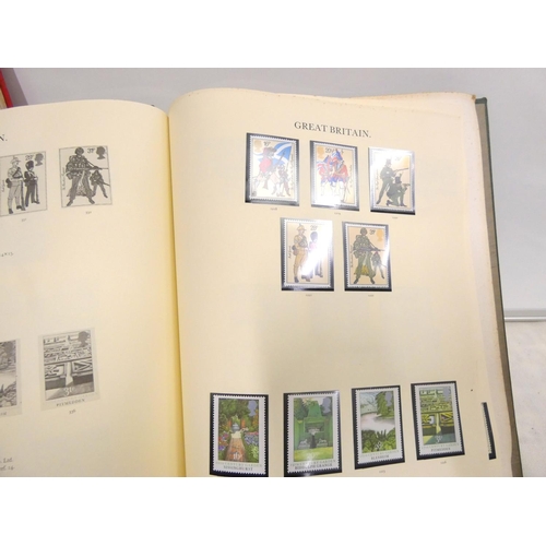 253 - Two Great Britain stamp albums.