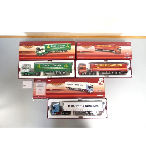 119 - Corgi Classics. Three boxed Hauliers of Renown models to include MAN TGA Curtainside Gault Haulage C... 