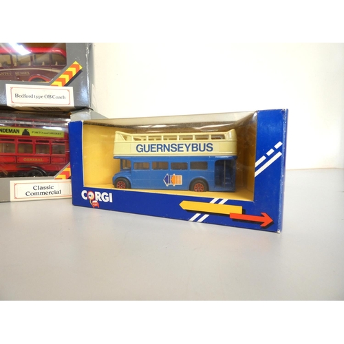 121 - Corgi Classics. Group of boxed model vehicles to include an AEC 508 5 Ton Cabover C945/3, Bedford Ty... 