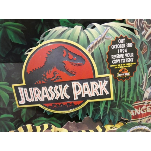 405 - Original 1992 Jurassic Park standee lobby display. 