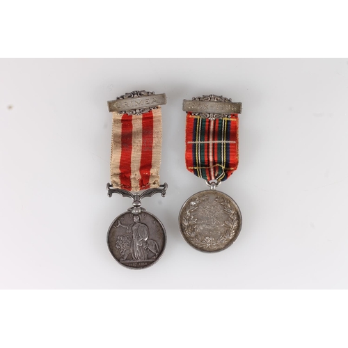 1021 - Medals of Private John Brownlie (Brownlee) of the 92nd (Gordon) Highlanders comprising Indian Mutiny... 