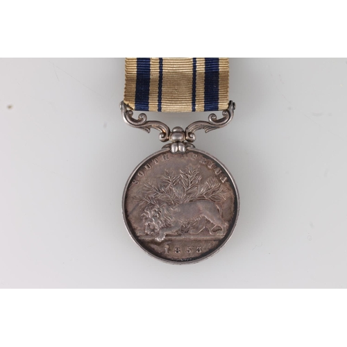 1022 - Medal of Company Serjeant W Lee of the Royal Artillery comprising South Africa medal 1853 [COMPY SER... 