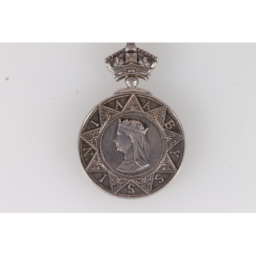 1023 - Medal of 335 W Burn of the 26th (Cameronians) Regiment of Foot comprising Abyssinian War medal 1869 ... 