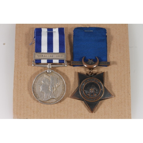 1042 - Medals of 1365 Corporal T McEwan of the 2nd Battalion King's Own Scottish Borderers comprising Egypt... 