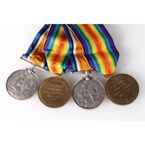 1227 - Possible related family members medals to include the medals of S-23026 Private James Bryden Gowans ... 