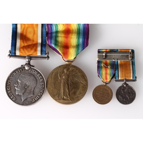 1240 - Medals of Lieutenant J M Brown comprising WWI war medal and victory medal [LIEUT J M BROWN] and matc... 