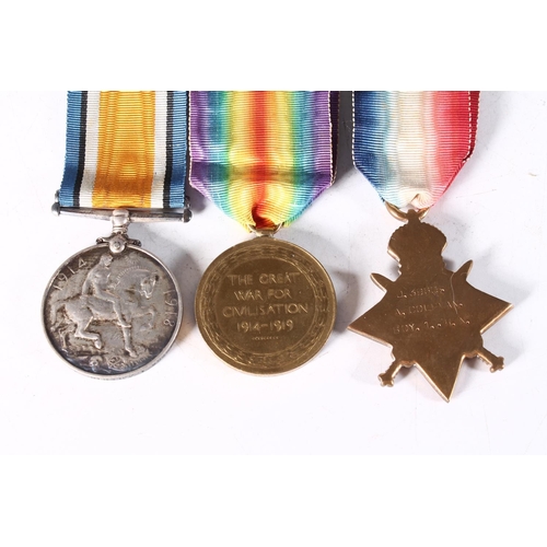 1276 - Medals of Able Seaman / 1st Class Boy A Coleman of the Royal Navy comprising WWI war medal, victory ... 