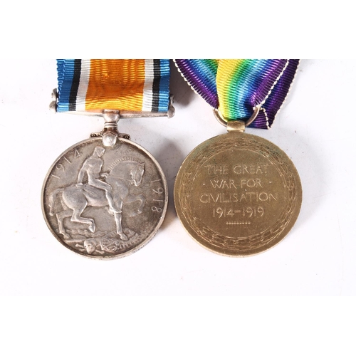 1347 - Medals of S/21043 Private P Davidson of the Queens Own Cameron Highlanders comprising WWI war medal ... 