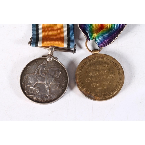 1352 - Medals of 2801 Private R Sutherland of the Seaforth Highlanders, comprising WWI war medal and victor... 