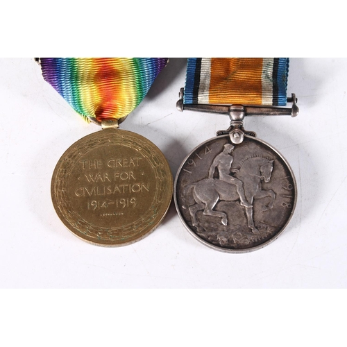 1353 - Medals of 65742 Private G Moore of the Highland Light Infantry, comprising WWI war medal and victory... 