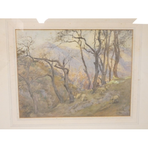 264 - Janet Robertson (Born 1880)Near Ravello, Above Amalfi.WatercolourMonogrammed to lower right.25cm x 3... 