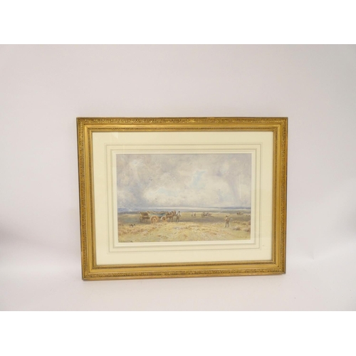 280 - William Manners (British 1860-1930)Agricultural coastal scene.Watercoloursigned lower left corner44c... 