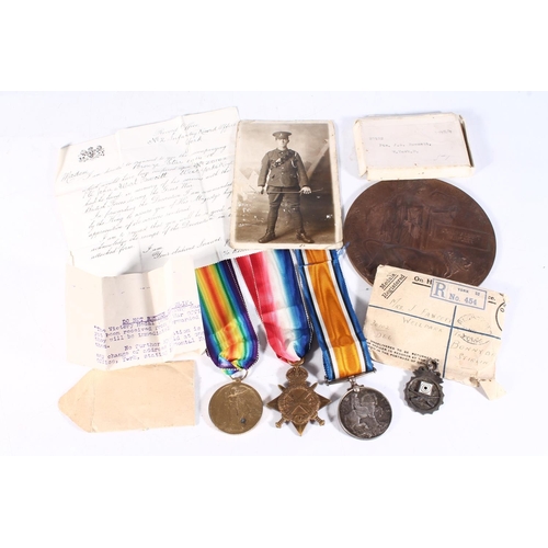 1171 - Medals of 20102 Private John Albert Fawcett of the 9th Battalion West Yorkshire Regiment (Prince of ... 