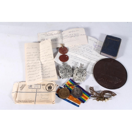 1175 - Medals of 35723 Private Alexander Taylor Cairns of the 11th Battalion Royal Scots who died 20th Sept... 