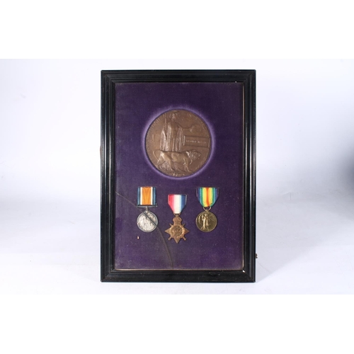 1204 - Medals of 14 Corporal George McKay of the Argyll & Sutherland Highlanders comprising WWI death p... 