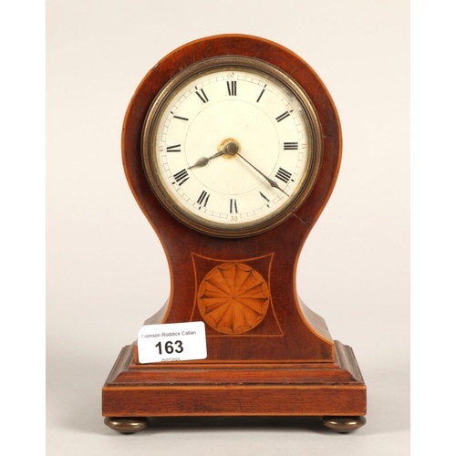 163 - Edwardian balloon mantel clock