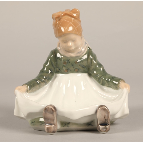 174 - Royal Copenhagen Denmark figurine of a sitting girl