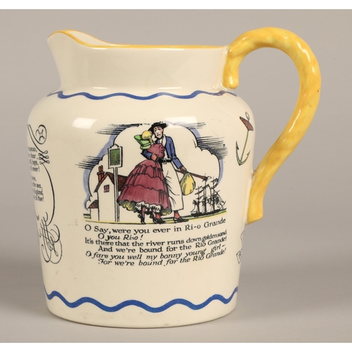 179 - Royal Doulton sea shanty jug, 17cm h