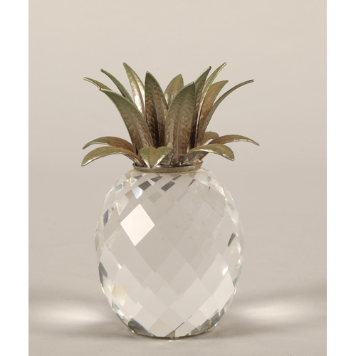 181 - Swarovski crystal pineapple, 12cm h