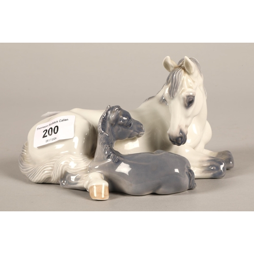 200 - Royal Copenhagen Denmark horse and foal