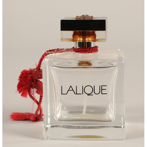 212 - Lalique perfume bottle, empty